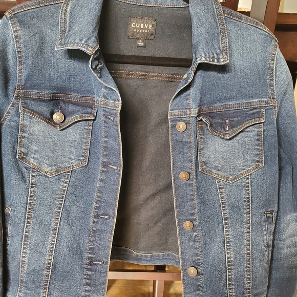 curve appeal denim jacket